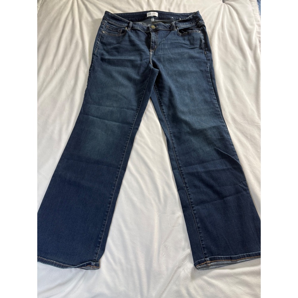 Lane Bryant Dark Wash Bootcut Jeans Blue Denim Size 20L